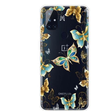OnePlus Nord N10 Schmetterlinge Design Cover