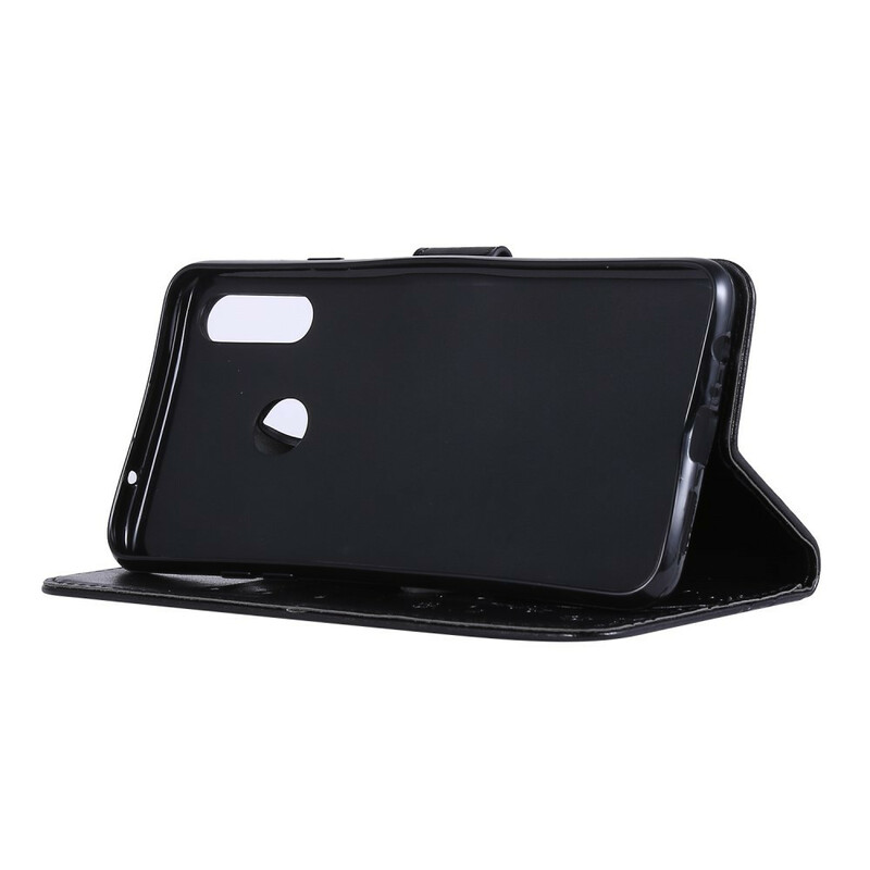 Samsung Galaxy A20s Hülle Schmetterlinge und Blumen