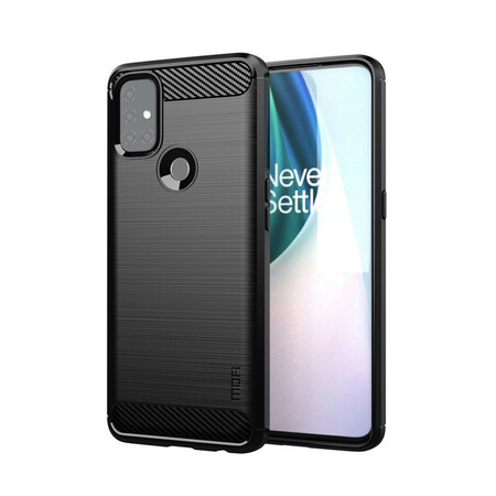 Hülle OnePlus Nord N10 Kohlefaser gebürstet MOFI