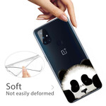 OnePlus Nord N100 Transparent Panda Cover