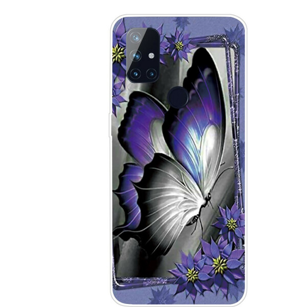 OnePlus Nord N100 Schmetterling Royal Cover
