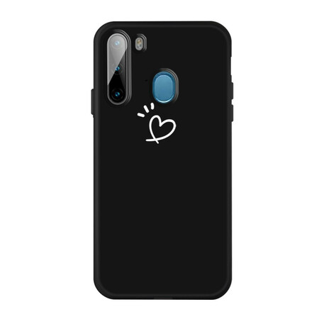 Samsung Galaxy M11 Silikon Cover Herzklopfen