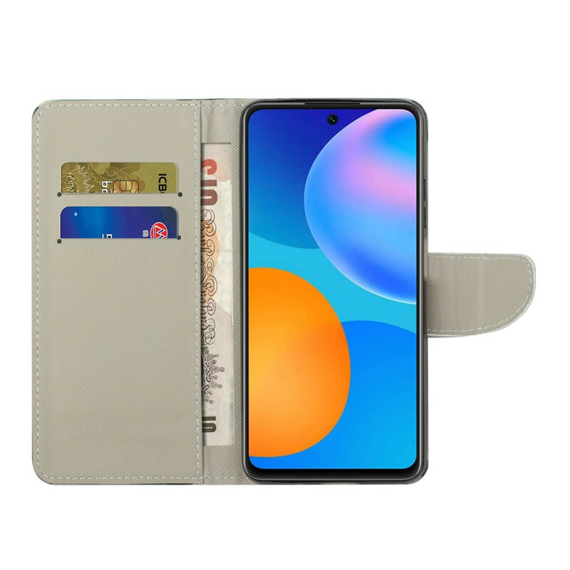 Huawei P Smart 2021 Camouflage Military Tasche