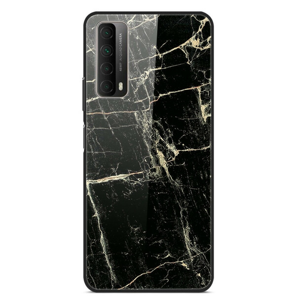 Cover Huawei P Smart 2021 Gehärtetes Glas Marmor Supreme