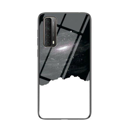 Cover Huawei P Smart 2021 Premum Colors gehärtetes Glas