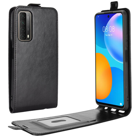 Hülle Huawei P Smart 2021 Lederoptik Vertikale Klappe
