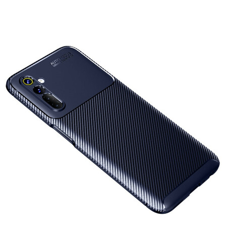 Hülle Realme 6 Flexible Texture Kohlefaser