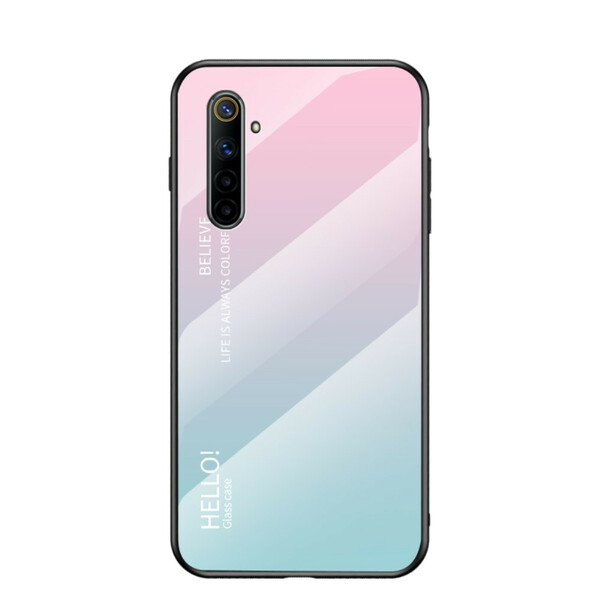 Hülle Realme 6 Tempered Glass Hello