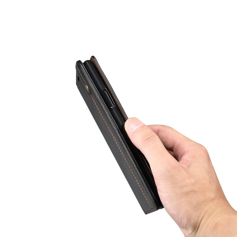 Flip Cover OnePlus 8T Kunstleder Gewachst