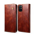 Flip Cover OnePlus 8T Kunstleder Gewachst