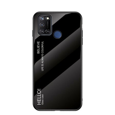 Hülle Realme 7i Panzerglas Hello