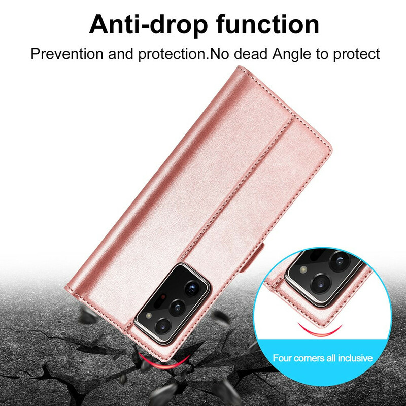 Flip Cover Samsung Galaxy Note 20 Ultra LC.IMEEKE Lederoptik