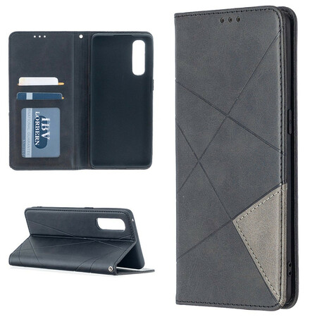 Flip Cover Oppo Find X2 Neo Style Künstlerin