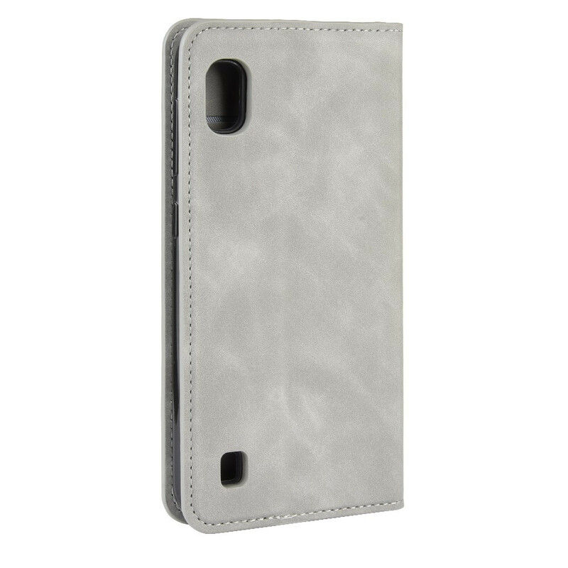 Flip Cover Samsung Galaxy A10 Vintage-Leder-Effekt Stilisiert