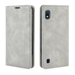 Flip Cover Samsung Galaxy A10 Vintage-Leder-Effekt Stilisiert