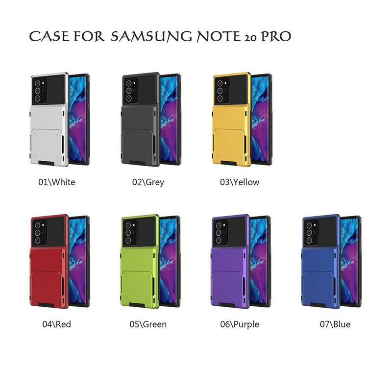 Samsung Galaxy Note 20 Ultra Cover Kartenhalter mit Trap und Halterung