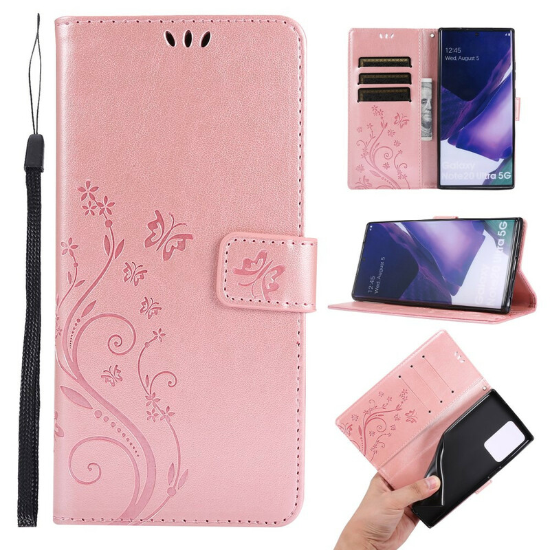 Hülle Samsung Galaxy Note 20 Ultra Schmetterlinge im Wind Hülle Samsung Galaxy Note 20 Ultra Schmetterlinge im Wind