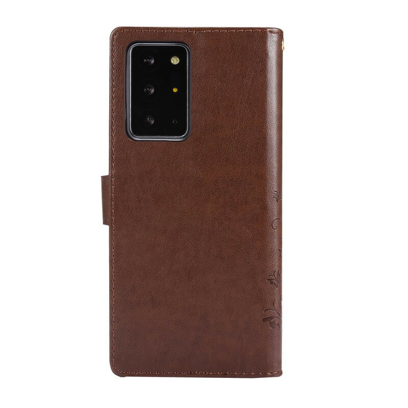 Hülle Samsung Galaxy Note 20 Ultra Schmetterlinge im Wind