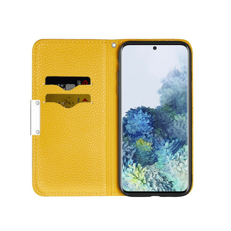 Flip Cover Samsung Galaxy A51 Kunstleder Litchi Ultra Chic Flip Cover Samsung Galaxy A51 Kunstleder Litchi Ultra Chic