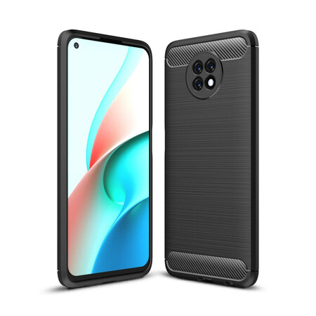 Xiaomi Redmi Note 9 5G Kohlefaser Cover Gebürstet