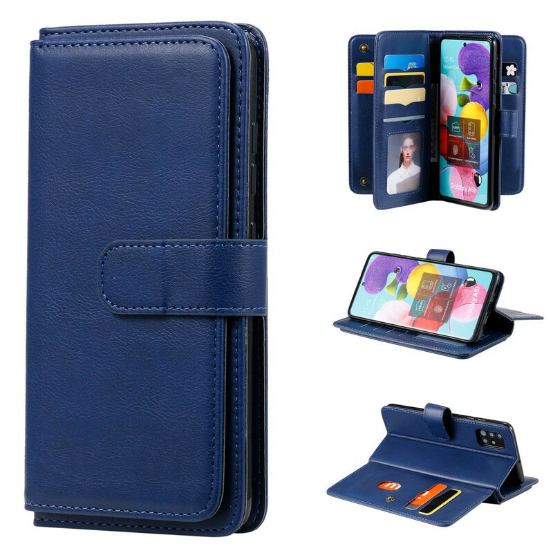 Samsung Galaxy A51 Kunstleder Tasche 9 Kartenetui Samsung Galaxy A51 Kunstleder Tasche 9 Kartenetui