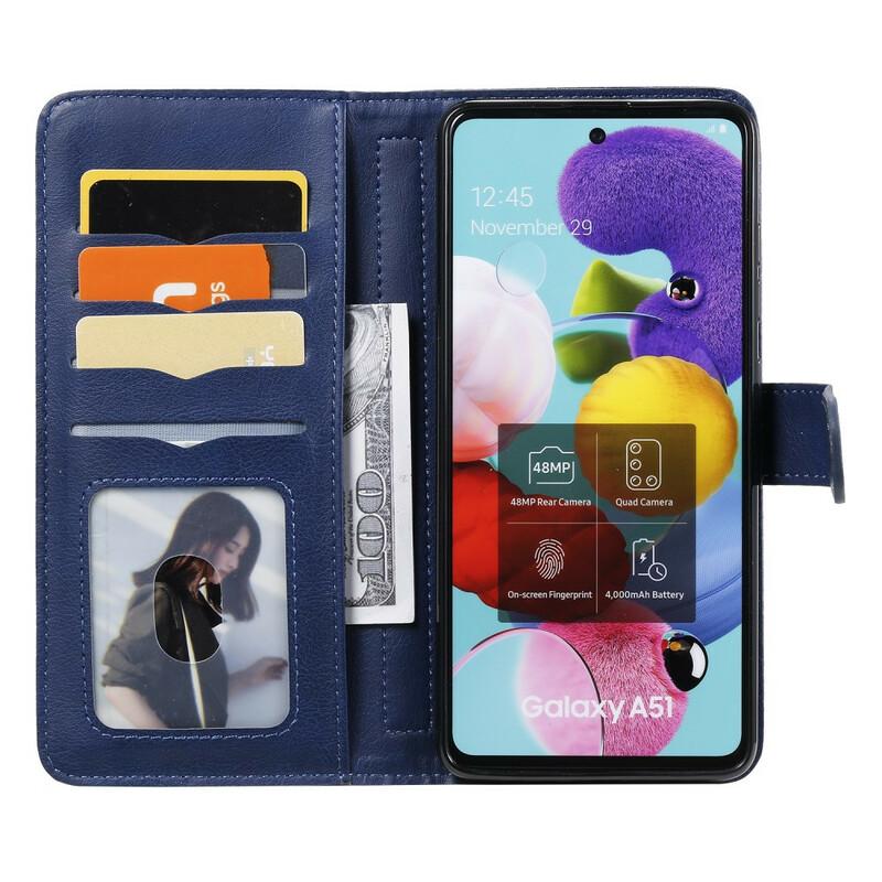 Hülle Samsung Galaxy A51 Kunstleder 9 Kartenetui Hülle Samsung Galaxy A51 Kunstleder 9 Kartenetui