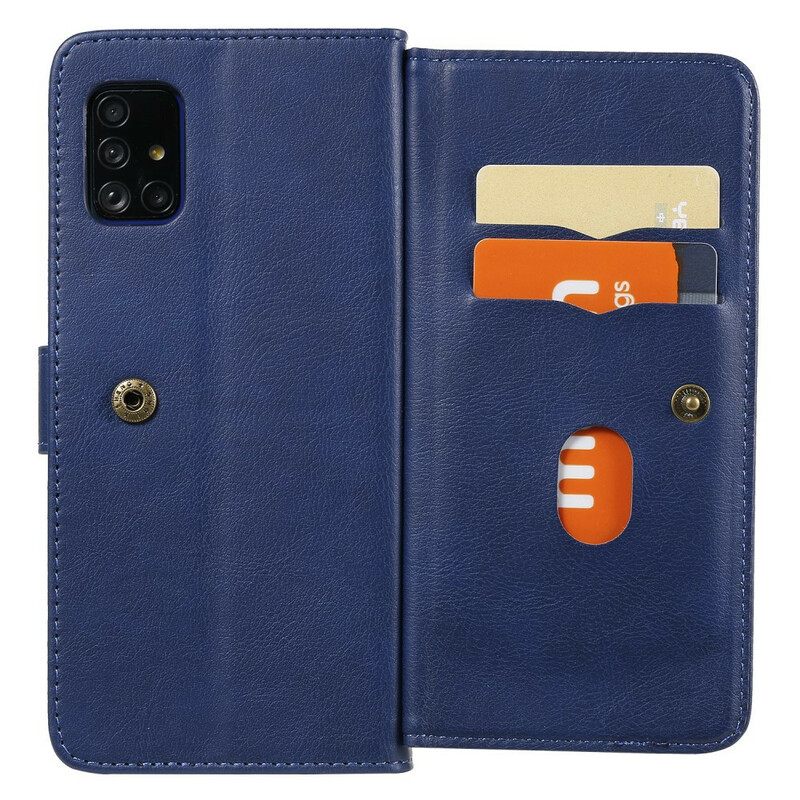 Samsung Galaxy A51 Kunstleder Tasche 9 Kartenetui Samsung Galaxy A51 Kunstleder Tasche 9 Kartenetui