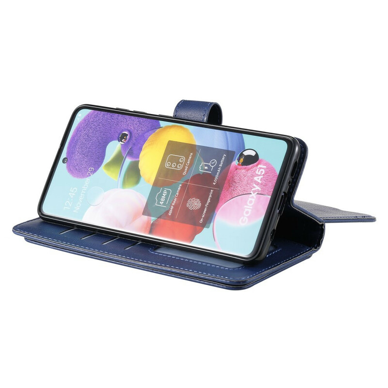 Samsung Galaxy A51 Kunstleder Tasche 9 Kartenetui Samsung Galaxy A51 Kunstleder Tasche 9 Kartenetui
