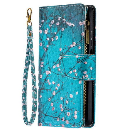 Xiaomi Mi 10T Lite 5G / Redmi Note 9 Pro 5G Tasche mit Reißverschluss Baum
