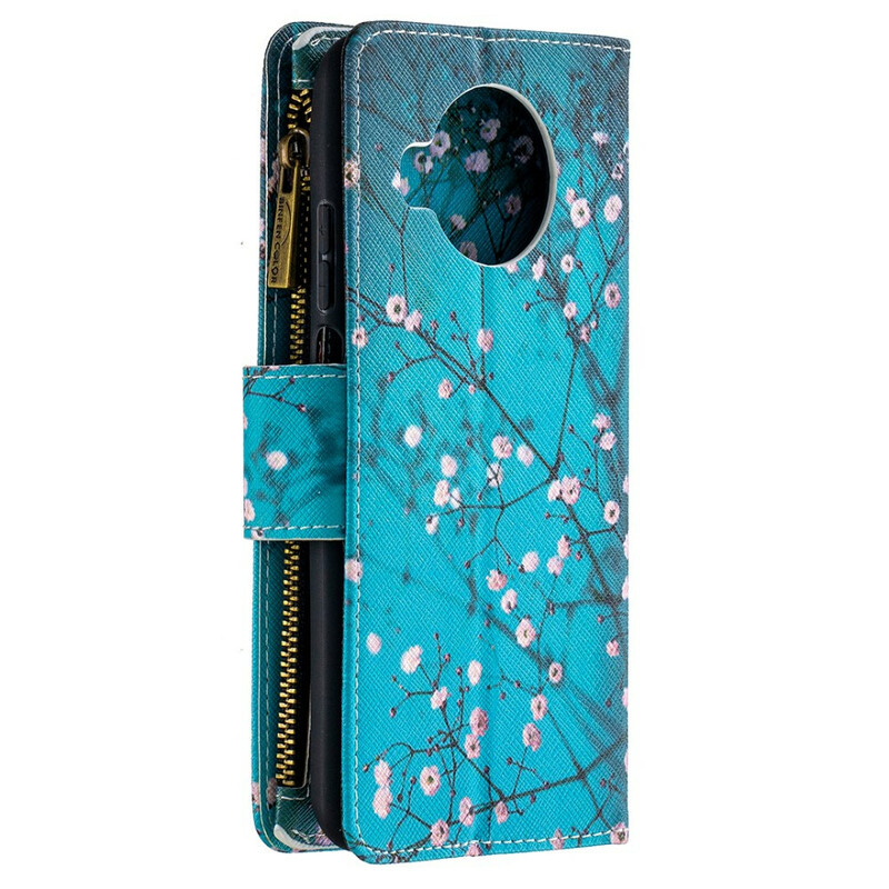 Xiaomi Mi 10T Lite 5G / Redmi Note 9 Pro 5G Tasche mit Reißverschluss Baum