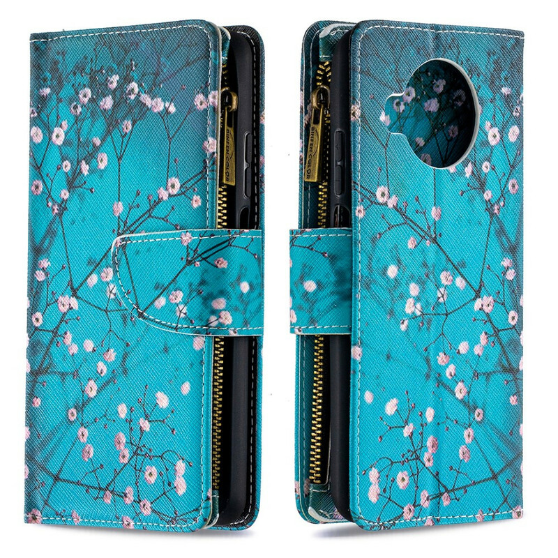 Xiaomi Mi 10T Lite 5G / Redmi Note 9 Pro 5G Tasche mit Reißverschluss Baum