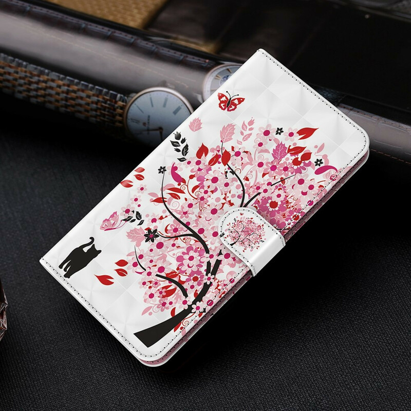 Xiaomi Mi 10T Lite 5G / Redmi Note 9 Pro 5G Baum Rosa Tasche