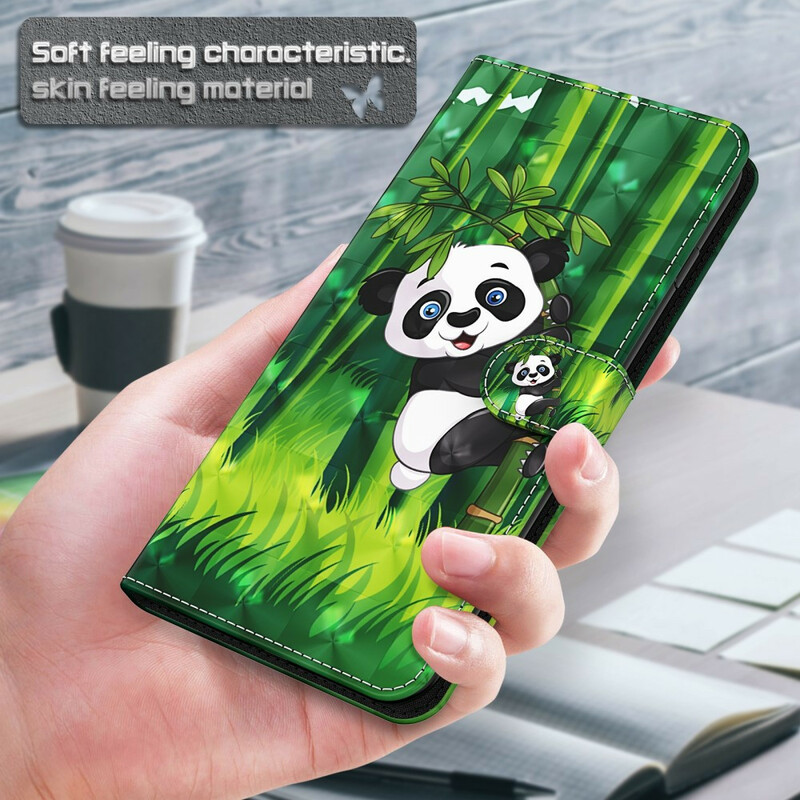 Xiaomi Mi 10T Lite 5G / Redmi Note 9 Pro 5G Hülle Panda und Bambus