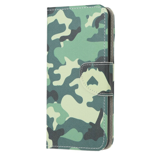 Samsung Galaxy A12 Camouflage Military Tasche