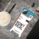 Samsung Galaxy A12 Cover Boarding Pass to Montreal