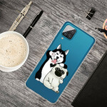 Samsung Galaxy A12 Cover Lustige Hunde