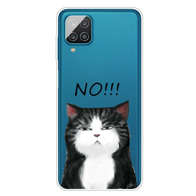 Samsung Galaxy A12 Cover Die Katze, die Nein sagt