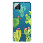 Samsung Galaxy A12 Cactus Aquarell Cover