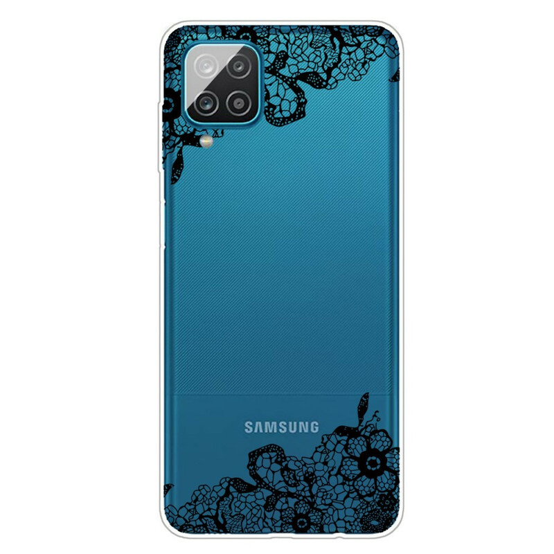 Samsung Galaxy A12 Hülle Feine Spitze