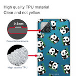 Samsung Galaxy A12 Cover Kleine Pandas