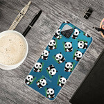 Samsung Galaxy A12 Cover Kleine Pandas