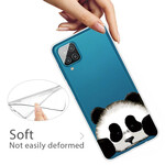 Samsung Galaxy A12 Transparent Panda Cover