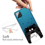 Samsung Galaxy A12 Cover Schau dir die Katzen an