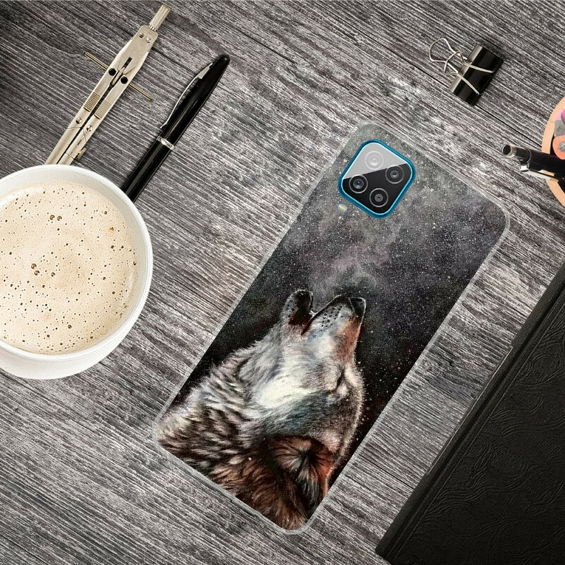 Samsung Galaxy A12 Sublime Wolf Cover