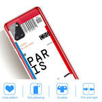 Samsung Galaxy A51 Boarding Pass to Paris Cover