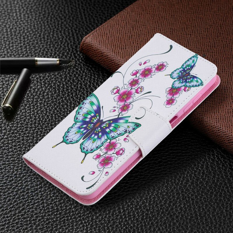 Samsung Galaxy A12 Hülle Schmetterlinge Könige