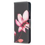 Samsung Galaxy A12 Hülle Blume Rosa