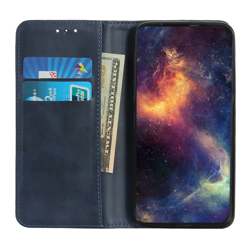 Flip Cover Samsung Galaxy A12 Schlitzleder