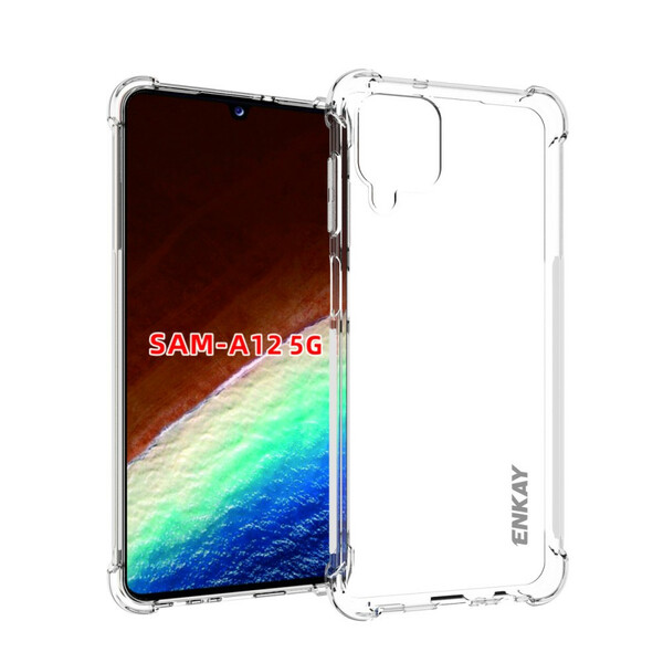 Samsung Galaxy A12 Hülle Transparent ENKAY