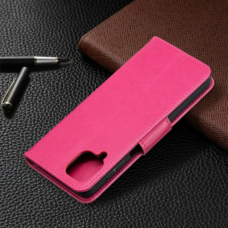 Samsung Galaxy A12 Tasche Die Fliegenden Schmetterlinge mit Lanyard